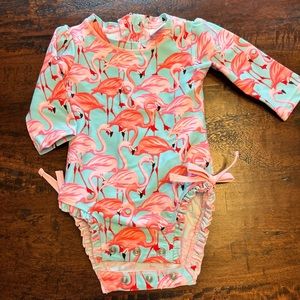 Flamingo rufflebutts swimsuit